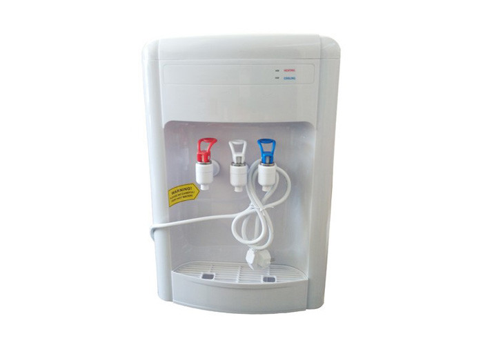 3 Tap POU Water Cooler Dispenser Compressor Cooling With External Heating Tank