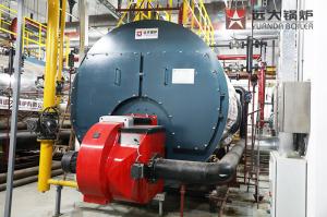 China Duel Fuel Diesel Steam Boiler / Carton Cardboard Factory Gas Fired Steam Boiler factory