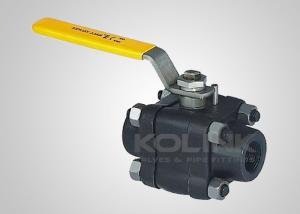 China 2pc Forged Steel Ball Valve, Socket Welded / NPT End, CL150-1500 A105 F304 factory