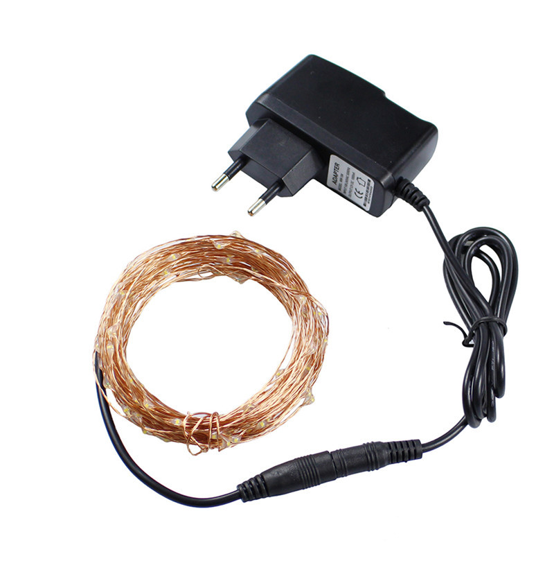 IP44 Battery Operated String Lights Waterproof Silver Wire 20 Led Firefly Starry Moon Lights