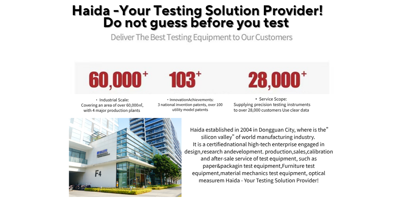 Haida Bottle Compression Test Machine
