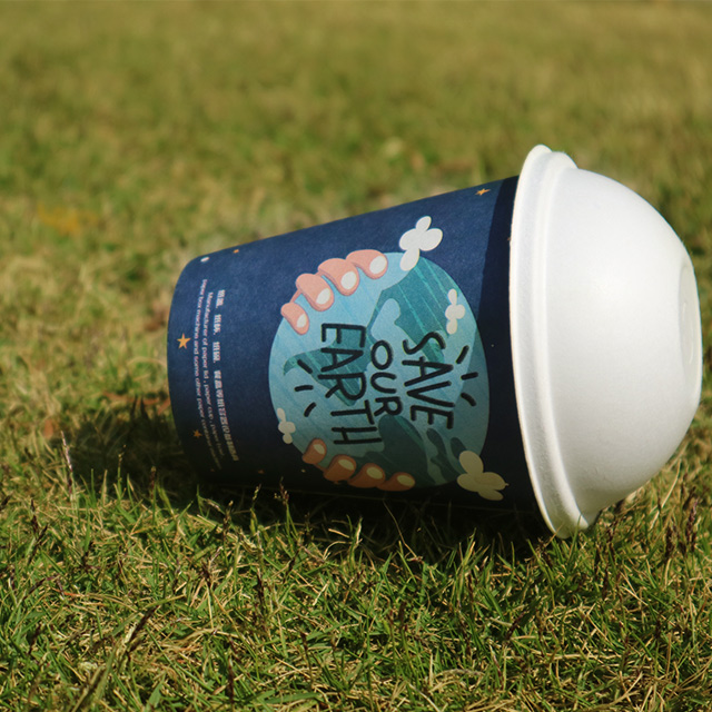 GB/T7974 Plant Fiber Based Cold Drinking Biodegradable cup Lids