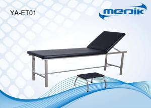China Fix Height Clinic Examination Table With Paper Roller factory