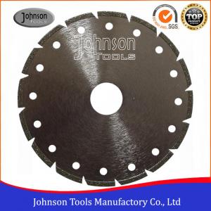 China Segmented Type Angle Grinder Diamond Blade , Electroplated Diamond Blades Clear Color factory