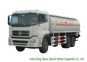 China DFA 6x4 LDH / RHD Oil Delivery Truck With 22CBM Aluminium Alloy Tank factory