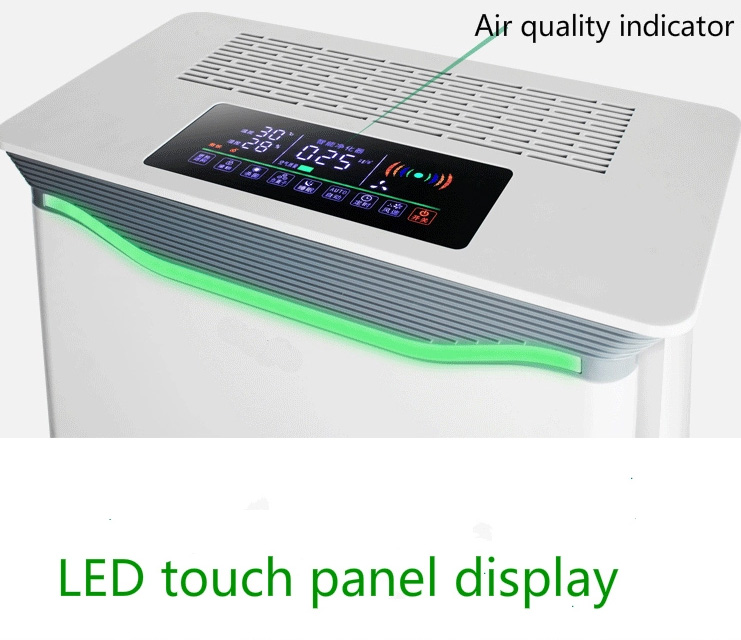 2023 Hot Selling Air Purifier H13 True HEPA Filter 7 Stages HEPA Air Cleaner Large Room Home Smart Tuya WIFI Air Purifier
