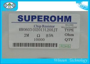 China Light Weight Ceramic Power Resistor , 1/8W Mini Size SMD 1206 Resistor factory