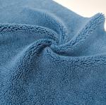 Solid Color Polyester Sherpa Fleece Fabric 490gsm For Pillowslip Bag