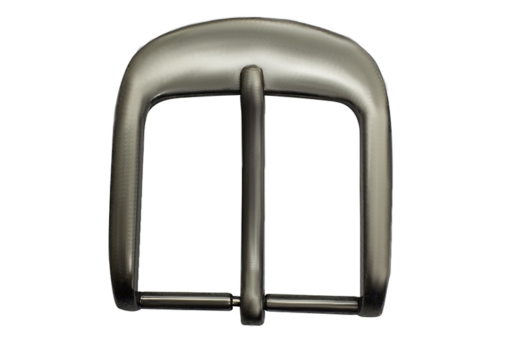 40mm Circular Fancy Belt Buckles , KML Zinc Alloy Silver Belt Buckles