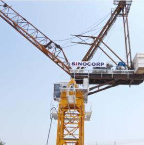 China QTD5030-10/12T 10 Ton Luffing Tower Crane: Perfect for Space Constraints &amp; Height Restrictions factory