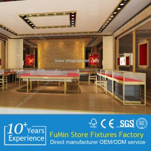 China Wonderful Revolving Glass Jewelry Showcase factory