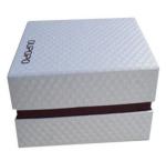 custom lid and base gift box with shoulder rigid socks paper box stockings