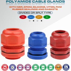 China IP68 Waterproof Polyamide Nylon Metric Thread MG Cable Gland (Divided Type) for Control Boxes factory