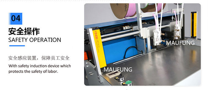 Maufung Head And Tail Band Pasting Machine Hard Cover Book Making Machine MF-HBM420