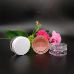 Personalized Logo Smooth Surface Plastic Cosmetic Jars
