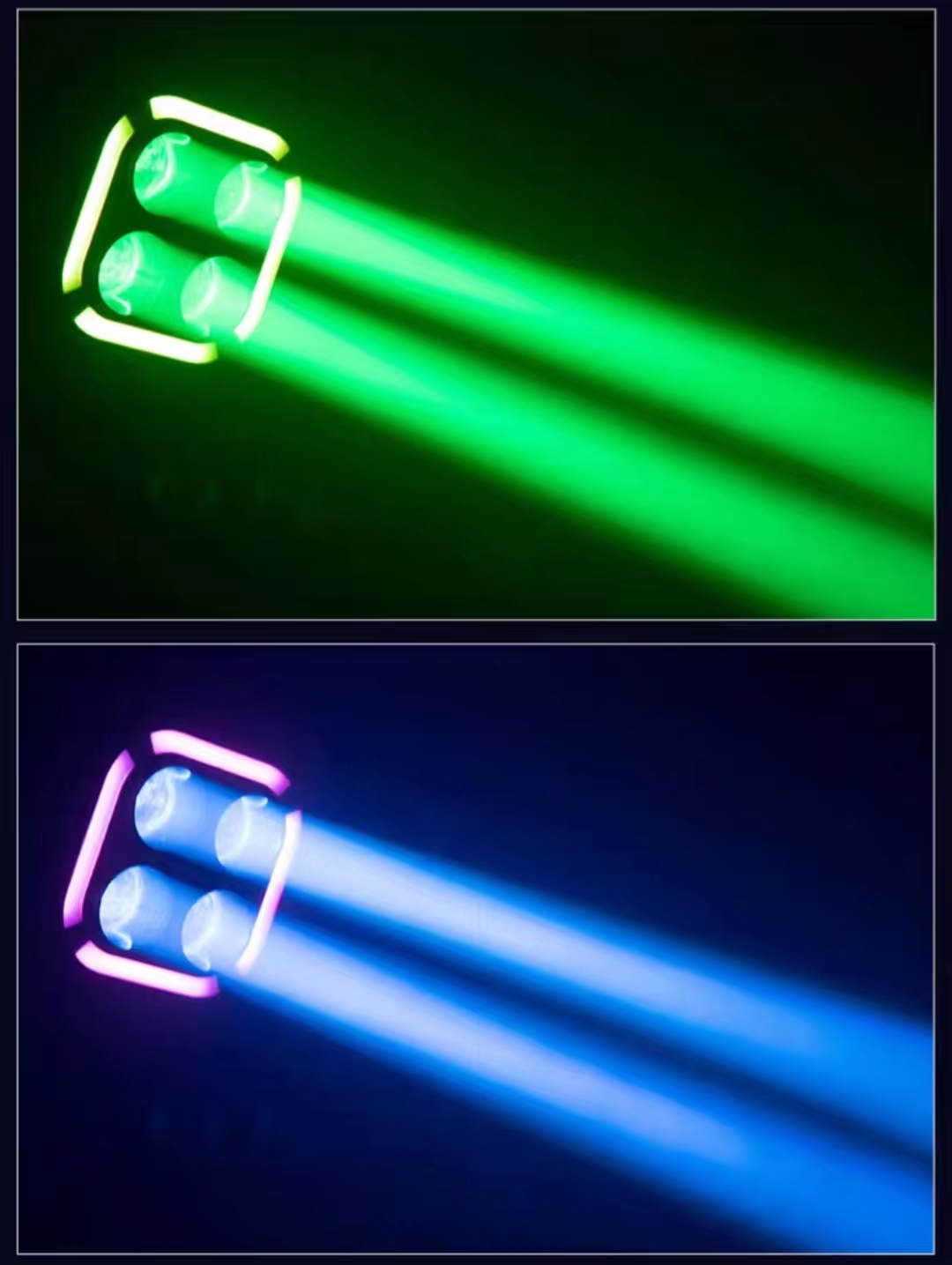 50000 Hours Lifespan 4X60W RGBW 4in1 Zoom LED Beam Washer Moving Head Light for Disco