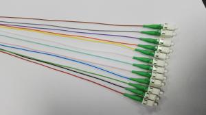 China Customized SM Fiber 0.9mm LC APC Pigtail G657A Fiber Optic Patch Cord factory