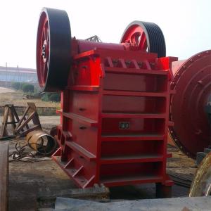 China Electric Mining Jaw Crusher , Rock Crushing Equipment 15tph-80tph Capacity factory