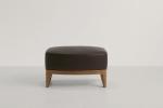 Comfortable Cocoon L Fiberglass Arm Chair With Solid Walnut Base And Legs
