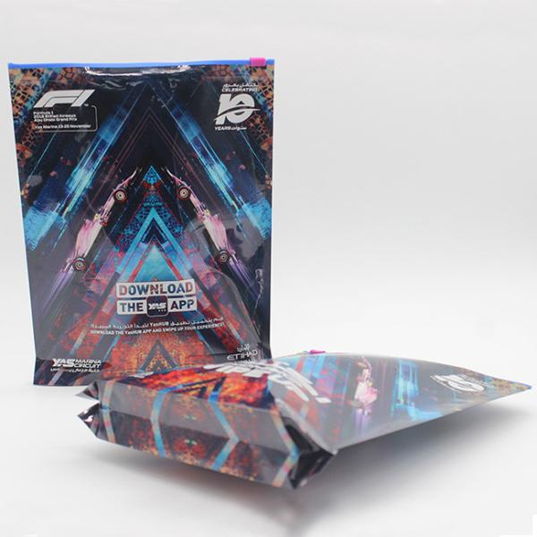 China HACCP Flat Bottom Plastic Bags 4oz Resealable Pouch Packaging factory