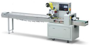 China Automatic Rotary Horizontal Flow Packing Machine Film Pulling Downward factory