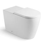 Bathroom Ceramic Disabled Toilet Set Height Adjustable Slip Resistant