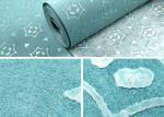Cadmium Green Simple Style Childrens Bedroom Wallpaper Modern Wall Covering