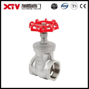China Stainless Steel NPT/BSPT/BSPP Non Rising Thread Water Gate Valve 0.300kg Gross Weight factory