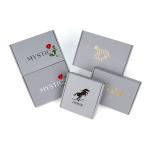 Biodegradable Grey Paper Packaging Box For T Shirt FSC Certified