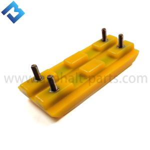 China W2000 Undercarriage System Yellow Polyurethane Track Pads Wear Resistant factory
