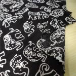 95GSM Printed Rayon Fabric Environmentally Friendly Dyes Moisture Absorption