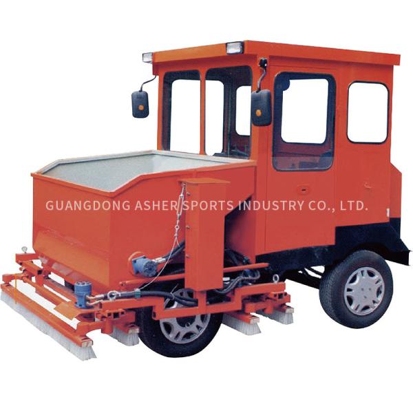 Paving function Electric Construction Machinery Lawn Sweeper Type Rollover