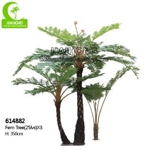 China Indoor Outdoor All Season 350cm Artificial Tropical Tree Realistic factory