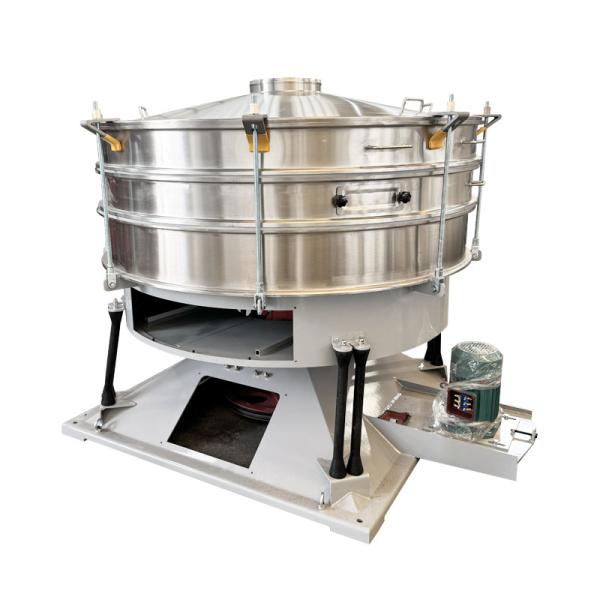 Food-grade tumbler screening machine with high screening accuracy and large