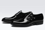 Retro Brogue Men Formal Dress Shoes , Business Office Black Oxford Shoes