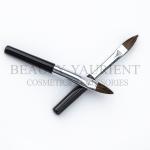 Soft Bristles Disposable Lip Makeup Brush Travel Lip Brush Black Plastic Handle