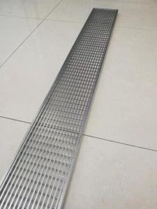 China Trench Cover Stainless Steel Grating Compact Channel 20mm High Bar Grate factory