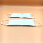 Blue Colored 3 Ply Non Woven Face Mask Anti Pollution High Efficiency