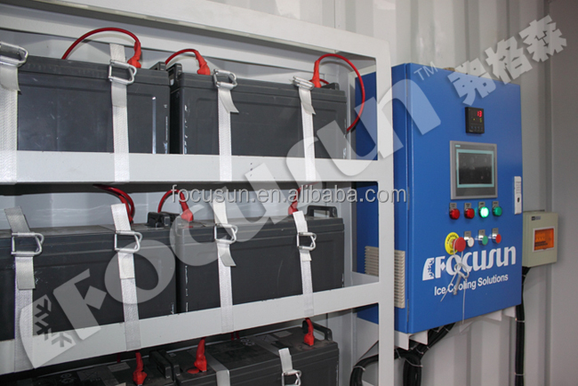Garment Shops Solar Cold Storage with 20KVA Generador and Durable Design