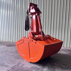 China Q345B / Q355B Double Cylinder Clamshell Bucket For Excavator factory