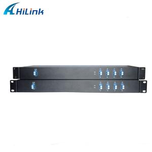 China 1U Rackmounted 8CH Passive DWDM Device CH43-CH50 Single Fiber LC/UPC factory