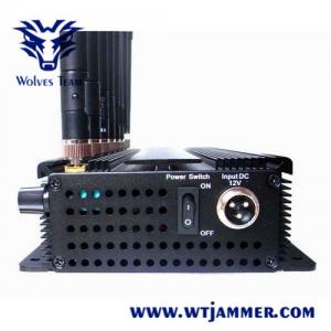 China 4w 30m Bluetooth Wif I2.4g 5.2g 5.8g Wifi Network Jammer factory