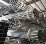 Q195 Q215 Galvanized Steel Round Tube , Q345 Hot Dip Galvanized Steel Pipe
