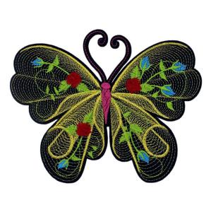 China Creative Design Animal Flowers Clothing Embroidered Patches Custom Logo Iron On/Sew On factory