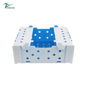 China Cartonplast Twinwall Corrugated Plastic Produce Boxes Stackable factory