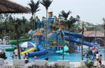 Parent-child Theme Big Aqua Playground Fiberglass Water House for Amusement Park
