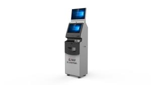 China 27 Inch Credit Card Payment Self Service Ordering Kiosk with QR Scanner Receipt Printer factory