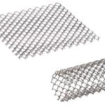 Decorative Stainless Steel Flat Spiral Woven Wire Mesh For Curtain Wall