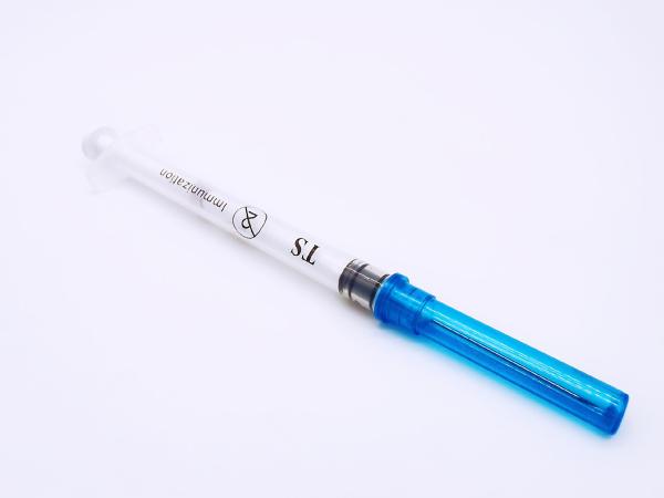 CE FDA510K Auto-disable Syringe With Needle ZH-A 0.05ML 0.1ML 0.5ML 1ML