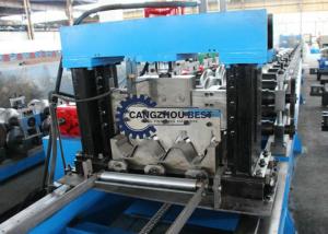 China Traffic Barrier Crash Highway Guardrail Roll Forming Machine Hydraulic Cutting factory